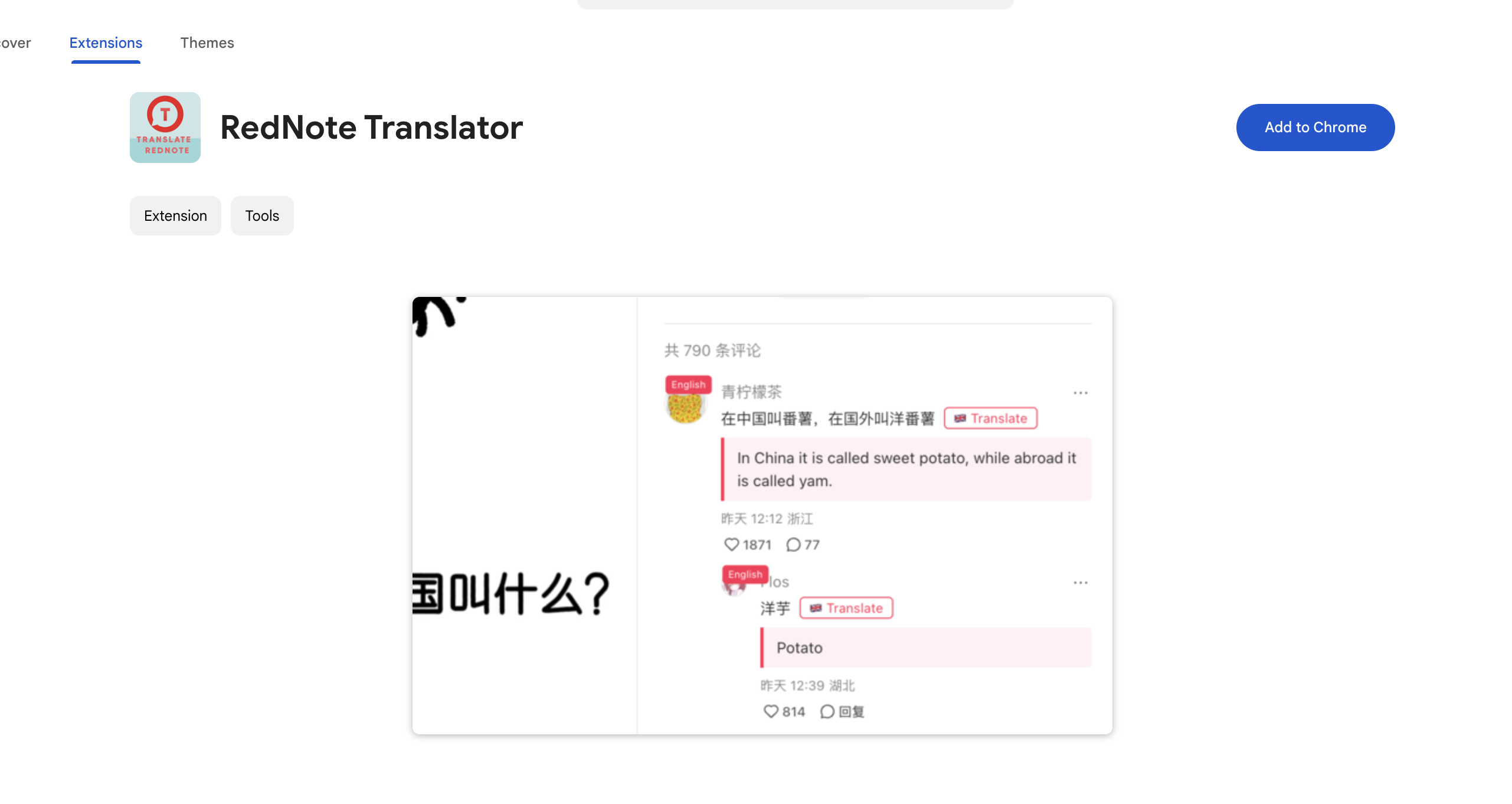 RedNote Translator Interface Preview